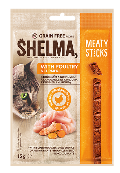 Grain Free snack for cats with poultry and turmeric